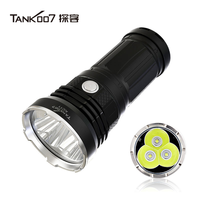 TANK007探客KC11強光戶外搜索手電 大功率LED強光..